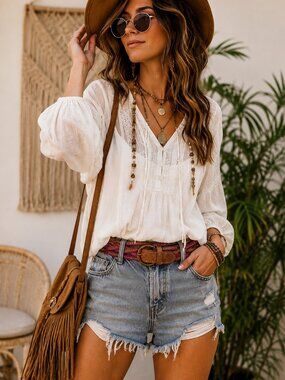 Jessica Simpson Braided Leather Belt XL Boho Western Distressed Brass NWOT